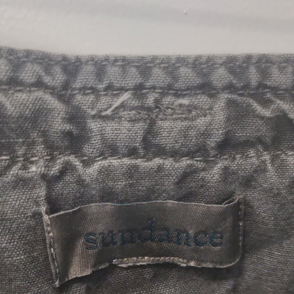 Sundance Charcoal Cargo Pants with Embroidered Detail - Picture 8 of 8